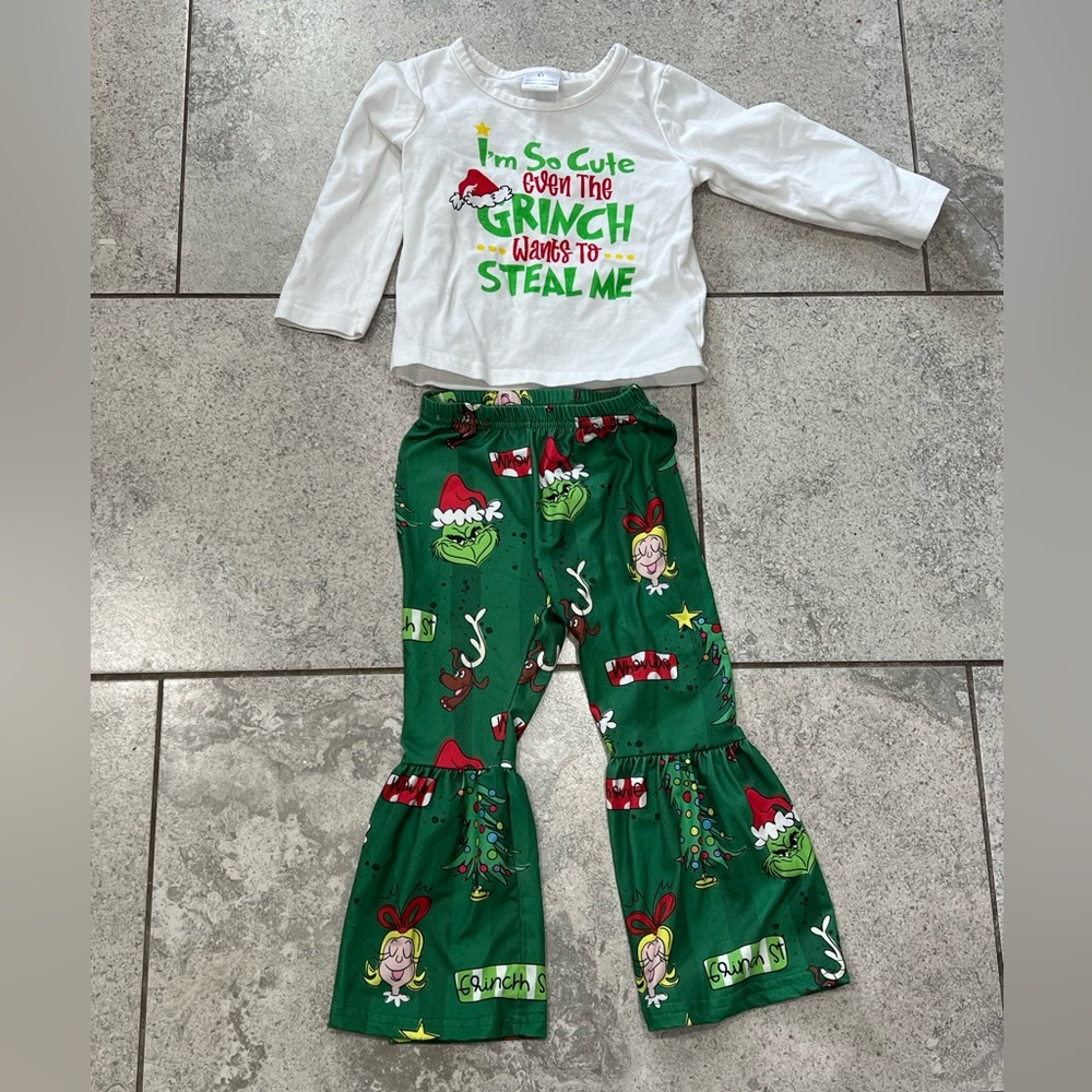 Toddler Grinch outfit